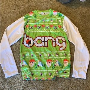 Bang energy Christmas sweater